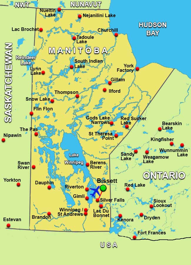 Charter Flights To Bissett Manitoba /Charter Flight Network
